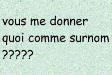 surnom